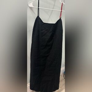 Vintage Versace Couture Beaded Strap LBD